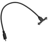 DeLOCK 0.25m, 2xUSB2.0 Micro-B - Cable USB (2xUSB2.0 Micro-B, 0,25 m, Micro-USB B, Micro-USB B, 2.0, Male connector / Female connector, Negro)