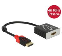 Delock 0.2m, displayport/hdmi 0,2 m negro