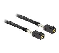 DeLOCK 0.5m, Mini SAS HD x 4 SFF 8643 0,5 m - Cable SAS (Mini SAS HD x 4 SFF 8643, 0,5 m, Mini SAS HD x 4 36P SFF 8643, Mini SAS HD x 4 36P SFF 8643, Male connector / Male connector, Negro)