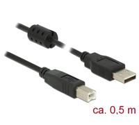 Delock 0.5m, usb 2.0-a/usb 2.0-b - cable usb (usb 2.0-a/usb 2.0-b, 0,5