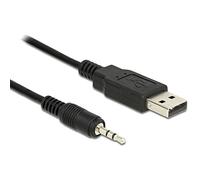 DeLOCK 1.8m USB 2.0-A/2.5mm Negro - Cable Adaptador (USB 2.0-A, 2.5 mm, Conector Macho, 1,8 m, Negro)