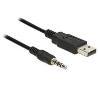 DELOCK 83779 - Cable USB TTL male > 3.5 mm 4 pin stereo jack male 1.8m (3.3 V)