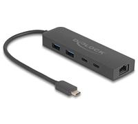 Delock 10 gbps concentrador usb con puerto 2,5 gigabit lan y pd de 85
