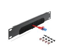Delock 10? gestión de cables panel cepillo inferior abierto 1u gris o