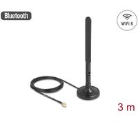 Delock 10039 antena para red antena omnidireccional rp-sma 3 dbi