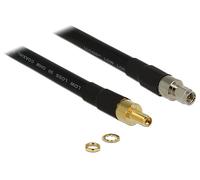 Delock 10m sma/sma cable coaxial cfd400, llc400 negro