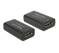Delock 11403 Bridge & Repeater - Bridges & Repeaters (With wire, HDMI, Black, 26