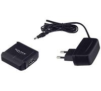DeLOCK 11464 adaptador de cable Displayport 20 pin, DC 5V Displayport 20 pin Negro - Adaptador para cable (Displayport 20 pin, DC 5V, Displayport 20 pin, Female connector / Female connector, Negro)