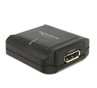 Delock 11464 cambiador de género para cable displayport 20 pin, dc 5v
