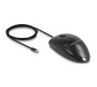 DeLOCK 12114 mouse Universal Ambidextro USB Type-C Óptico 1200 DPI