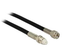 DeLOCK 12452 - Cable coaxial (15 m, SMA, FME, RG-58, Male connector / Female connector, Derecho)