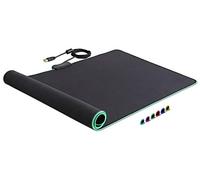 DELOCK 12555 - Alfombrilla de ratón, RGB, USB-a, negro