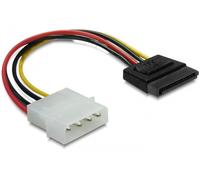 Delock 15pin sata > 4pin straight cable 0,06 m