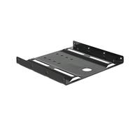 DeLOCK 18205 Einbausatz Kit de Montaje de Metal, Negro, Bauform 3.5"