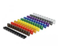 Delock 18304 abrazadera para cable colores surtidos 100 pieza(s)