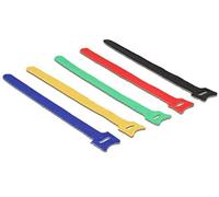 Delock 18636 presilla nylon negro, azul, verde, rojo, amarillo 10 piez