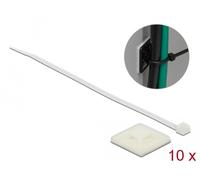 Delock 18678 soporte para brida blanco nylon 10 pieza(s)