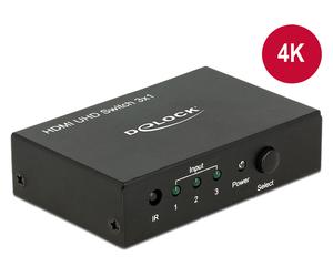 Delock 18683 interruptor de video hdmi