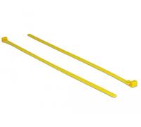 Delock 18761 presilla brida reutilizable nylon amarillo 100 pieza(s)