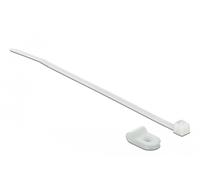 Delock 18859 presilla brida atornillada nylon blanco 10 pieza(s)