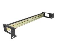DELOCK 19 Panel de ferrocarril DIN con paso lateral de cable