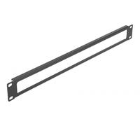 Delock 19″ Panel de gabinete de Red con Apertura 1U Negro