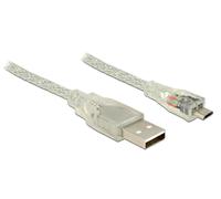 Delock 1m, usb2.0-a/usb2.0 micro-b cable usb usb a micro-usb b 0,48 gb