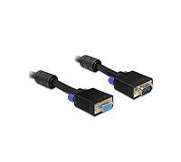 DeLOCK 1m VGA Cable - Cable VGA, Negro