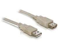 Delock 2.0 extension a/a 3m cable usb usb a gris