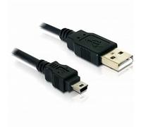 DeLOCK 2.0 > USB-B Mini 5pin Male/Male - Cable USB (1,5 m, USB A, Mini-USB B, Male Connector/Male Connector, Negro)