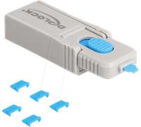 DeLOCK Micro USB Port Blocker Set para Micro USB Hembra 5 piezas