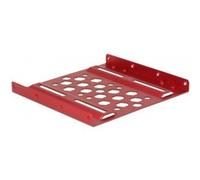 DeLOCK 21290 3.5" Carrier panel Rojo panel bahía disco duro - Drive bay panel (98 mm, 101,8 mm, 9,8 mm)