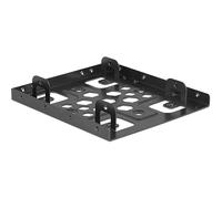 DeLOCK 21324 Disco duro portátil 2.5" Negro caja para disco duro externo - Disco duro en red (2.5", Disco duro portátil, Negro, Aluminio, China, 101,8 mm)