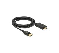 DELOCK 2m/s1x DisplayPort (20 contactos) 1x HDMI-A (19 contactos) - 85317