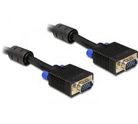 Delock 2m vga cable cable vga vga (d-sub) negro