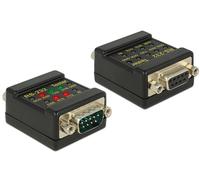 DELOCK 87713 - Comprobador RS-232 DB9 hembra > conector DB9 macho