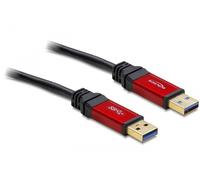 DeLock USB 3.0 Cable A Male/Male SC red 3 m 3 m red