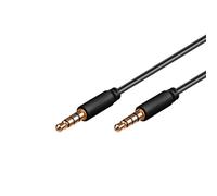 Delock 3.5mm - 3.5mm, 3m cable de audio 3,5mm negro