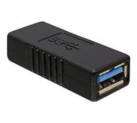 DeLock 3 adaptadores USB 3.0-A hembra/hembra