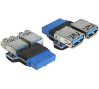 DeLock 3 adaptadores USB 3.0 Pinhead a 2 x USB 3.0.
