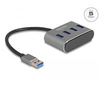 Delock 4 puertos usb 3.2 gen 1 hub con usb typ-a anschluss usb typ-a b