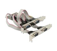 DeLOCK 4 x Serial PCI Express - Tarjeta de Puerto Serie