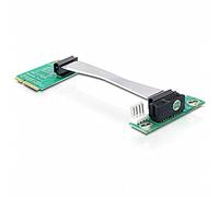 DeLOCK 41305 - Cambiador de género (Mini PCI Express/PCI Express), Negro y Verde