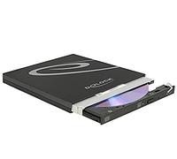 DeLOCK 42595 Caja para disco ODD SATA Negro - Cajas para discos ODD (SATA, Asmedia ASM1153E, 5 Gbit/s, Corriente alterna, USB, 3.1 (3.1 Gen 1), USB Tipo C)