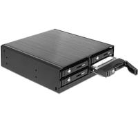 DeLOCK 47220 - Power Storage Enclosure (Black)