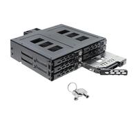 Delock 5.25? Wechselrahmen F?r 6 X 2.5? Sata Oder Sas Hdd / Ssd Mit Schloss (47142)