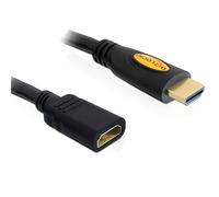 DeLOCK 5m HDMI - Cable HDMI (5 metros), negro