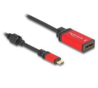 DeLOCK 60052 - Adaptador USB Type-C a DisplayPort DP Alt Mode 8K 30 Hz con función HDR r