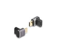 DeLOCK 60059 Adaptador de inversión del Tipo de Cables USB Type-C USB Tipo-C Antracita