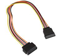 DeLOCK 60131 - Cable SATA (0.3 m, SATA 15-pin, Macho/Hembra)